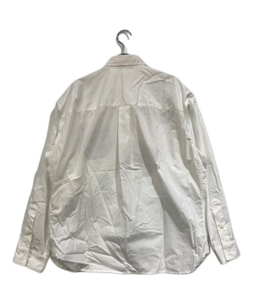 HERALBONY（ヘラルボニー）HERALBONY (ヘラルボニー) レギュラーカラーシャツ「marina-moji003」 ホワイト サイズ:Mの古着・服飾アイテム