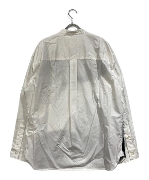 HERALBONY（ヘラルボニー）HERALBONY (ヘラルボニー) バンドカラーシャツ「タイトル不明」 ホワイト サイズ:Ｌの古着・服飾アイテム
