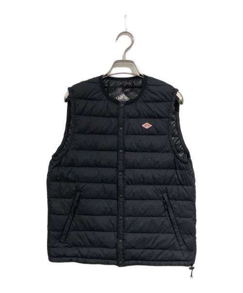DANTON（ダントン）DANTON (ダントン) クルーネック キルティング インナーダウン ブラック サイズ:SIZE XSの古着・服飾アイテム