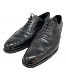 Crockett & Jones（クロケット＆ジョーンズ）の古着「ウィングチップシューズ」｜ブラック