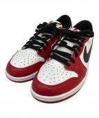 NIKEナイキ）の古着「Air Jordan 1 Retro Low OG」｜レッド×ホワイト