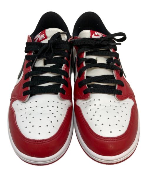 NIKE（ナイキ）NIKE (ナイキ) Air Jordan 1 Retro Low OG レッド×ホワイト サイズ:28㎝の古着・服飾アイテム