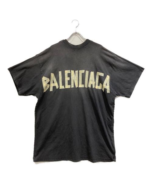 BALENCIAGA（バレンシアガ）BALENCIAGA (バレンシアガ) TAPE TYPE T-Shirt ブラック サイズ:1の古着・服飾アイテム
