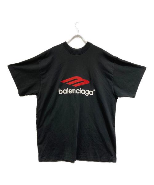 BALENCIAGA（バレンシアガ）BALENCIAGA (バレンシアガ) TAPE TYPE T-Shirt ブラック サイズ:1の古着・服飾アイテム