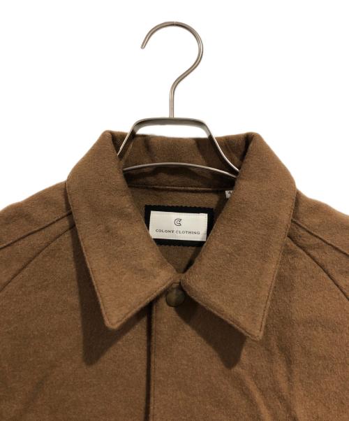 colony clothing（コロニークロージング）COLONY CLOTHING (コロニークロージング) メルトンコーチジャケット ベージュ サイズ:SIZE 44の古着・服飾アイテム