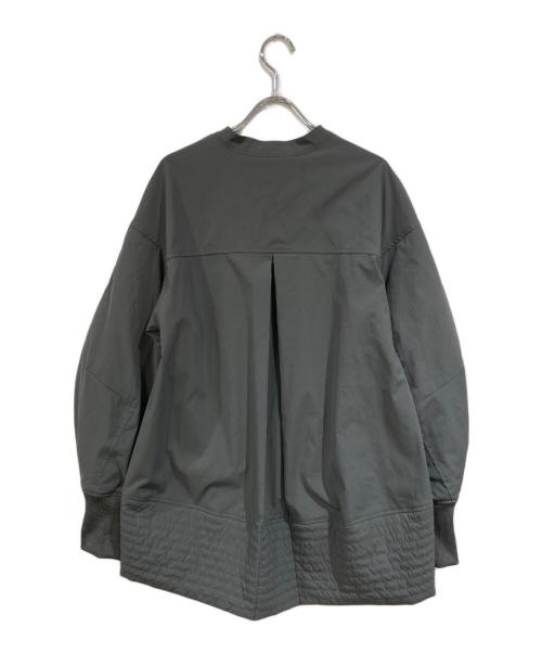 UN3D.（アンスリード）UN3D. (アンスリード) パディングヘムデザインシャツ グレー サイズ:SIZE 36の古着・服飾アイテム