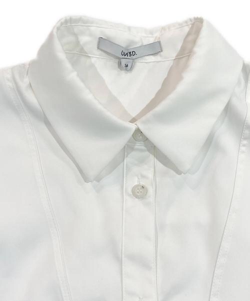 UN3D.（アンスリード）UN3D. (アンスリード) WAVE RAFFLE SHIRT ホワイト サイズ:SIZE 36の古着・服飾アイテム