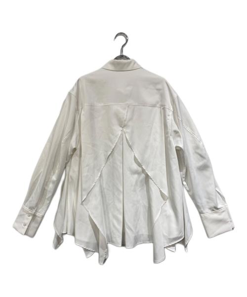 UN3D.（アンスリード）UN3D. (アンスリード) WAVE RAFFLE SHIRT ホワイト サイズ:SIZE 36の古着・服飾アイテム