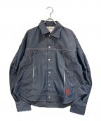 OMMOオーエムエムオー）の古着「SQUARE SLEEVE JK」｜ネイビー