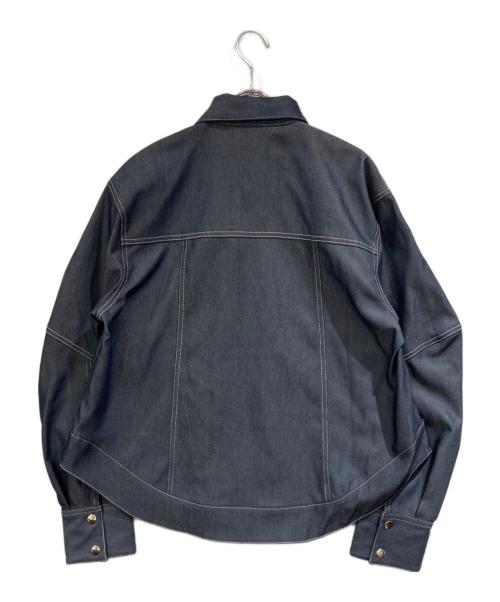 OMMO（オーエムエムオー）OMMO (オーエムエムオー) SQUARE SLEEVE JK ネイビー サイズ:SIZE Freeの古着・服飾アイテム