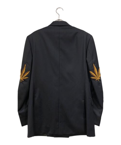 Palm Angels（パーム エンジェルス）Palm Angels (パーム エンジェルス) ダブルジャケット ネイビー サイズ:44の古着・服飾アイテム