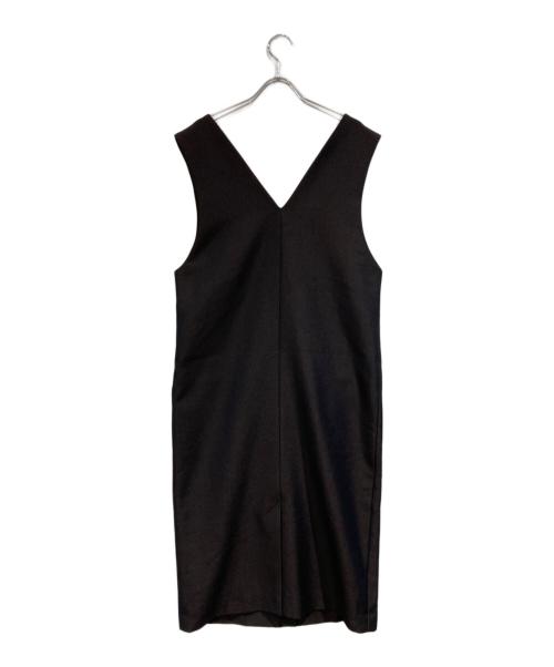 Noble（ノーブル）Noble (ノーブル) グランピアンズウールチェックジャンスカ ブラック サイズ:SIZE38の古着・服飾アイテム