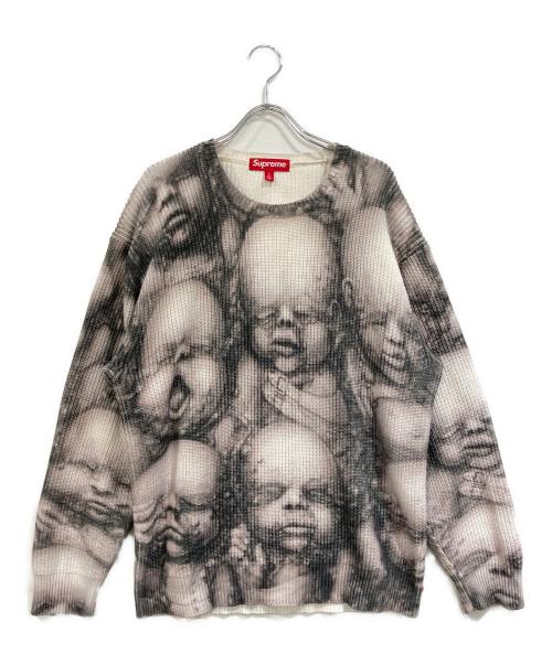SUPREME（シュプリーム）SUPREME (シュプリーム) H.R. Giger Sweater グレー サイズ:SIZE Sの古着・服飾アイテム