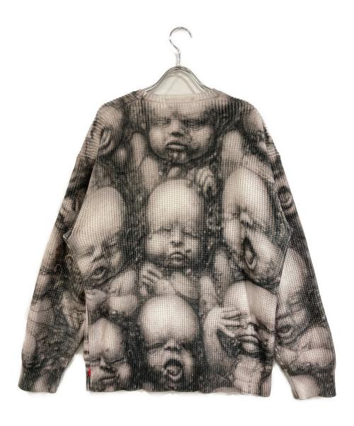 SUPREME（シュプリーム）SUPREME (シュプリーム) H.R. Giger Sweater グレー サイズ:SIZE Sの古着・服飾アイテム