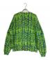 BoTT (ボット) Bamboo Camo Printed Sweater グリーン×ブルー サイズ:SIZE S：9000円