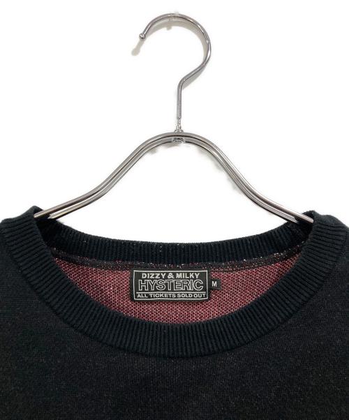 Hysteric Glamour（ヒステリックグラマー）Hysteric Glamour (ヒステリックグラマー) AREA HG Jacquard Sweater ブラック サイズ:SIZE Mの古着・服飾アイテム