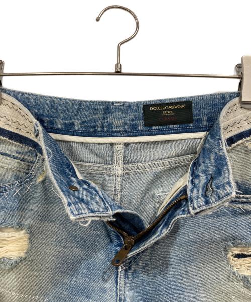 DOLCE & GABBANA（ドルチェ＆ガッバーナ）DOLCE & GABBANA (ドルチェ＆ガッバーナ) デニムパンツ ブルー サイズ:46の古着・服飾アイテム