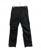 ARMANI JEANSアルマーニジーンズ）の古着「ギミックカーゴパンツ」｜ブラック