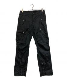 ARMANI JEANS（アルマーニジーンズ）の古着「ギミックカーゴパンツ」｜ブラック