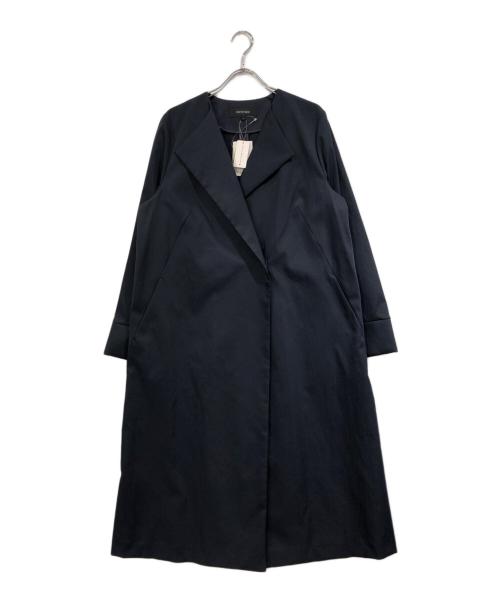 UNTITLED（アンタイトル）UNTITLED (アンタイトル) エアタスラン ノーカラーコート ネイビー サイズ:SIZE M 未使用品の古着・服飾アイテム