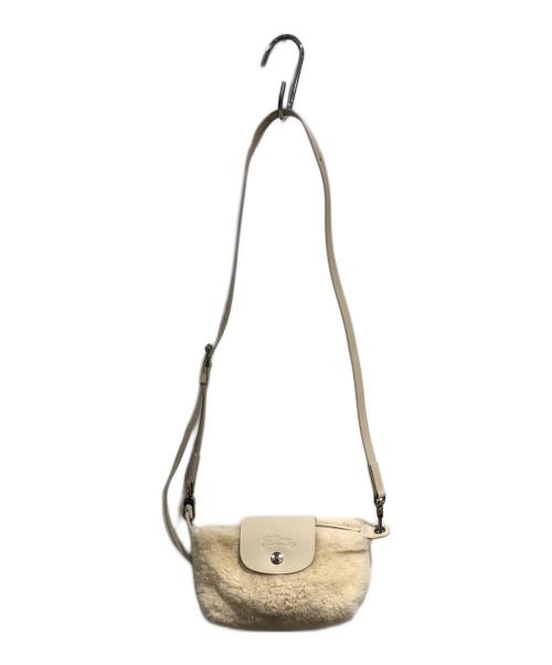 LONGCHAMP（ロンシャン）LONGCHAMP (ロンシャン) ショルダーバッグ ホワイトの古着・服飾アイテム
