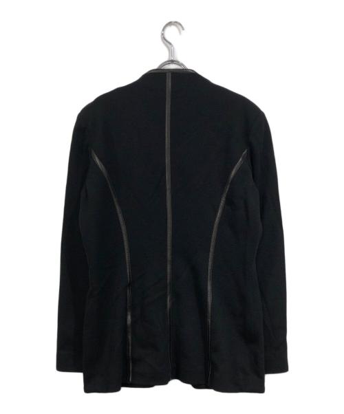 GUCCI（グッチ）GUCCI (グッチ) パイピングニットジャケット ブラック サイズ:SIZE 48の古着・服飾アイテム
