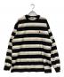 A BATHING APE（アベイシングエイプ）の古着「STRIPE ONE POINT RELAXED FIT POCKET LS TEE」｜ブラック