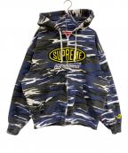 SUPREMEシュプリーム）の古着「Performance Zip Up Hooded Sweatshirt」｜ブルー