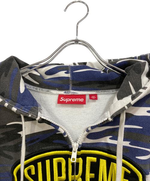 SUPREME（シュプリーム）SUPREME (シュプリーム) Performance Zip Up Hooded Sweatshirt ブルー サイズ:SIZE Mの古着・服飾アイテム