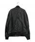 EMPORIO ARMANI (エンポリオ アルマーニ) レザーボンバージャケット ブラック サイズ:-：35000円