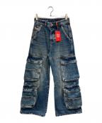 DIESELディーゼル）の古着「D-SIRE-CARGO-S」｜インディゴ