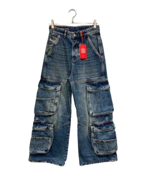 DIESEL（ディーゼル）DIESEL (ディーゼル) D-SIRE-CARGO-S インディゴ サイズ:W23の古着・服飾アイテム