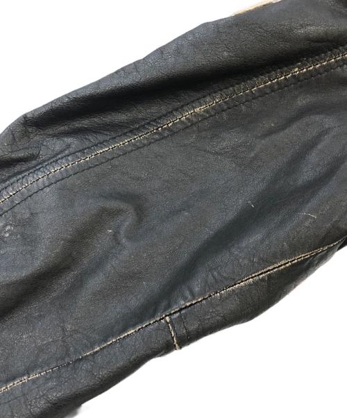 DIESEL（ディーゼル）DIESEL (ディーゼル) レーシングジャケット ブラック×グリーン サイズ:SIZE XLの古着・服飾アイテム