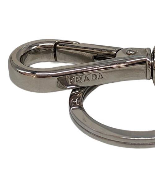 PRADA（プラダ）PRADA (プラダ) ロボット エドワード キーホルダー ブラック×ホワイトの古着・服飾アイテム