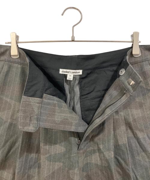 Jaded London（ジェイデッドロンドン）Jaded London (ジェイデッドロンドン) ワイドスラックス グレー サイズ:ｗ34の古着・服飾アイテム