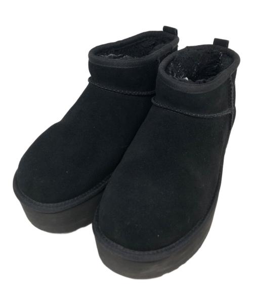 UGG（アグ）UGG (アグ) CLASSIC ULTRA MINI PLATFORM BOOT ブラック サイズ:SIZE 25cmの古着・服飾アイテム
