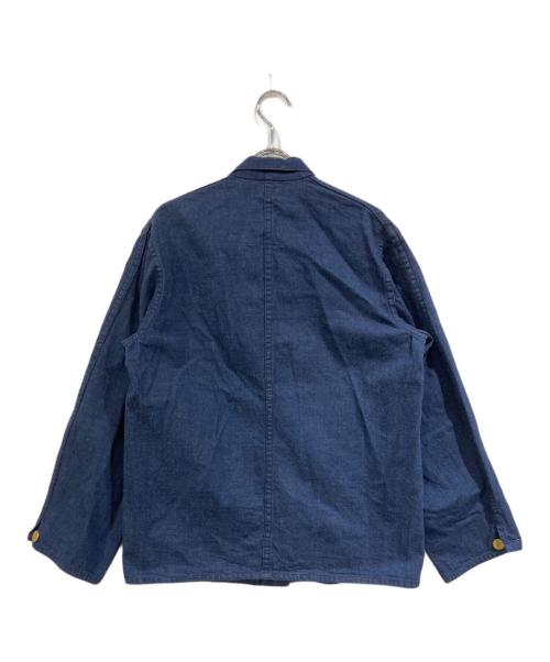 Heller's cafe（ヘラーズカフェ）HELLER'S CAFE (ヘラーズカフェ) カバーオール インディゴ サイズ:SIZE38の古着・服飾アイテム