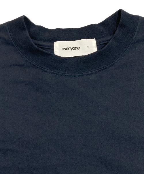 everyone（エブリワン）everyone (エブリワン) HIGH-GAUGE COTTON SHORT SLEEVE TEE SHIRT ネイビー サイズ:SIZE Mの古着・服飾アイテム