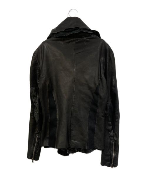 BUFFALO BOBS（バッファローボブズ）BUFFALO BOBS (バッファローボブズ) gimmick leather jacket ブラック サイズ:SIZE 3の古着・服飾アイテム