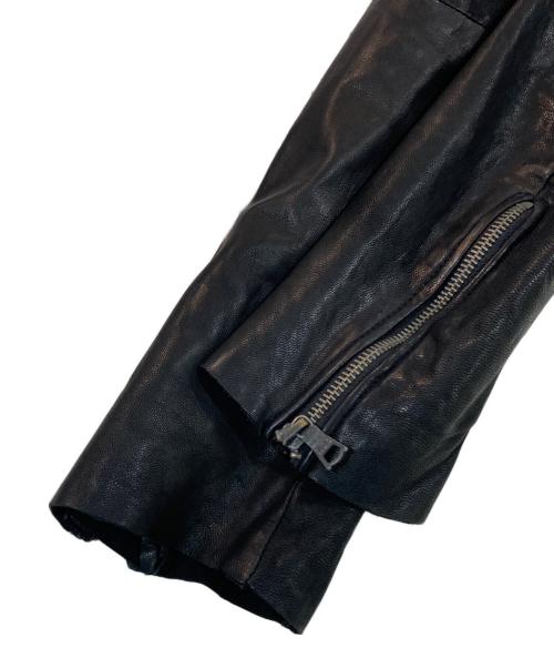 BUFFALO BOBS（バッファローボブズ）BUFFALO BOBS (バッファローボブズ) gimmick leather jacket ブラック サイズ:SIZE 3の古着・服飾アイテム