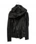 BUFFALO BOBS（バッファローボブズ）の古着「gimmick leather jacket」｜ブラック
