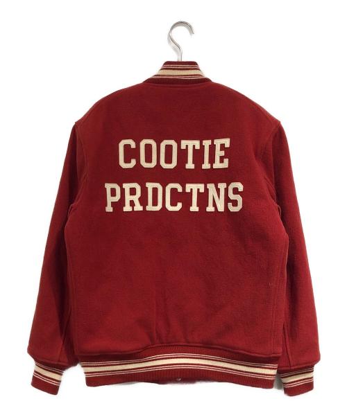 COOTIE（クーティー）COOTIE (クーティー) AWARD JACKET/スタジャン レッド サイズ:SIZE Sの古着・服飾アイテム