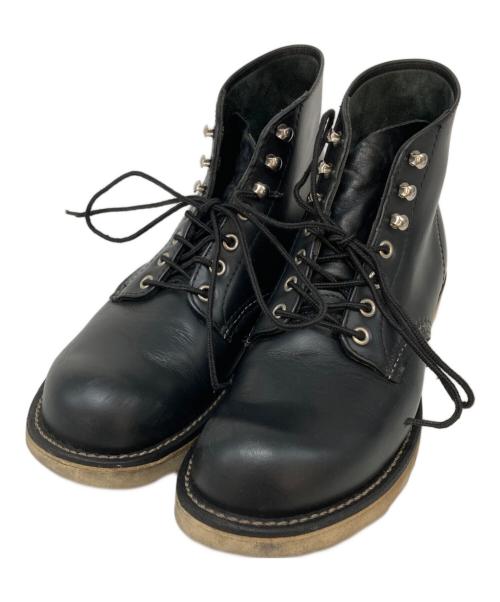 RED WING（レッドウィング）RED WING (レッドウィング) 6 Inch Classic Round ブラック サイズ:SIZE 25cmの古着・服飾アイテム