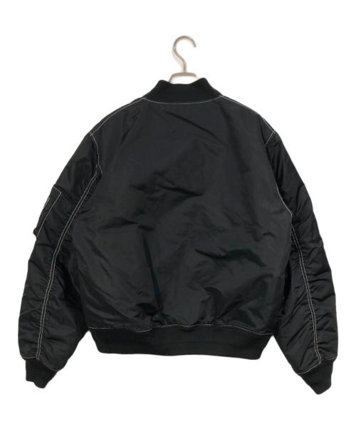 stussy（ステューシー）stussy (ステューシー) BUILT REVERSIBLE BOMBER JACKET ブラック サイズ:SIZE Sの古着・服飾アイテム