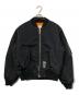 stussy（ステューシー）の古着「BUILT REVERSIBLE BOMBER JACKET」｜ブラック