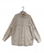 juhaユハ）の古着「Oversized Sheer Shirt」｜ベージュ