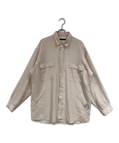 juha（ユハ）JUHA (ユハ) Oversized Sheer Shirt ベージュ サイズ:SIZE4の古着・服飾アイテム