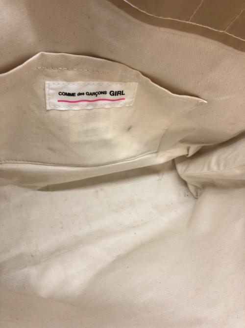 COMME des GARCONS GIRL（コムデギャルソンガール）COMME des GARCONS GIRL (コムデギャルソンガール) クラフトトートバッグ ベージュの古着・服飾アイテム