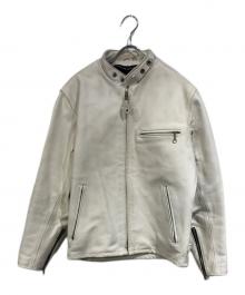 Schott（ショット）の古着「レザージャケット」｜ホワイト