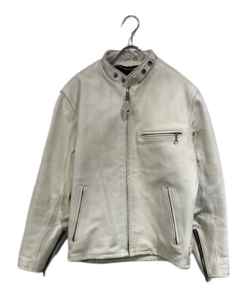 Schott（ショット）Schott (ショット) レザージャケット ホワイト サイズ:SIZE 38の古着・服飾アイテム
